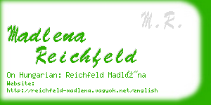 madlena reichfeld business card